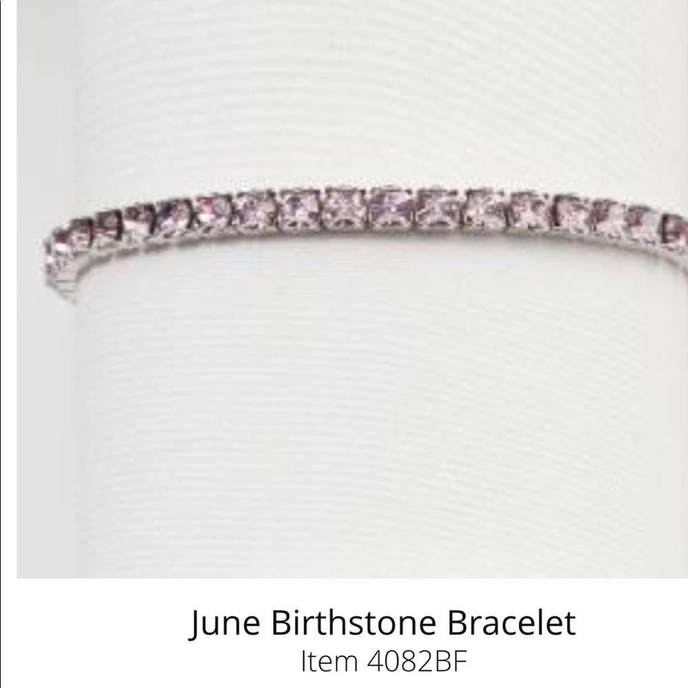 Swarovski June Birthstone bracelet Touchstone Crystal NEW in pouch